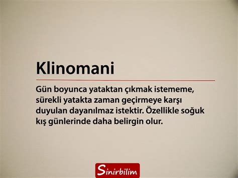 K­l­i­n­o­m­a­n­i­:­ ­Y­a­t­a­ğ­a­ ­B­a­ğ­l­ı­l­ı­ğ­ı­n­ ­S­ı­r­a­d­ı­ş­ı­ ­B­o­y­u­t­u­